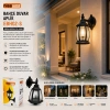 Egonex Nisaluce Ebh02-s ( E27 & Ip44 ) ( Siyah ) ( 60w ) ( Duvar Aplik ) ( Bahçe-balkon ) Sokak Lambası & Armatür*24