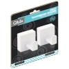 Egonex Qlux L-00650 2pcs Zen Yapışkan Askı *48