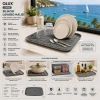 Egonex Qlux L-00785 Silikon Bulaşık & Lavabo Kurutma Matı & Halısı*30