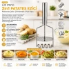 Egonex Yakut-10806 ( Lüx ) ( Yaylı ) 2in1 Patates Ezici*80