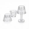 Egonex Yakut-9878  Kristal Damlalı Mumluk & Masa Lamba Abajur Mini Pilli*24x20