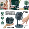 Şarjlı Masaüstü Fan Usb Şarjlı Mini Fan