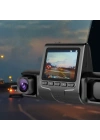 1080p Üçlü Lens Araba Dash Cam Dashcam Ön İç & Arka Hd Araba Dvr 120 ° Açı Döngü Kaydı Yerçekimi Sensörü