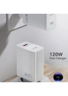120 Watt Hızlı Çift Turbo Şarj Cihazı