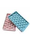 33 Hazneli Küre Buz Kalıbı Pembe