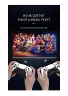 4k Game Tv Stick Android Tv Wifi Kablosuz Çift Kol Game Stick 64gb Hafıza Atari