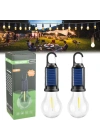 Solar Güneş Enerjili Led Ampul 3 Modlu Uzaktan Kumandalı Solar Camping Lamp