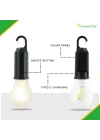 Solar Güneş Enerjili Led Ampul 3 Modlu Uzaktan Kumandalı Solar Camping Lamp