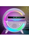 Kablosuz Telefon Şarj Bluetooth Hoparlör Istasyonu Ses Rgb Atmosfer Gece Işık Bt-2301