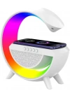 Kablosuz Telefon Şarj Bluetooth Hoparlör Istasyonu Ses Rgb Atmosfer Gece Işık Bt-2301