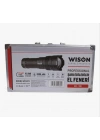 Wıson 980 Profesyonel Zoomlu El Feneri | 60w – 7000 Lümen – 13.200 Mah – Type‑c – Metal Gövde