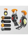 Wison Ws-5050 Çok Fonksiyonlu Tornavida Düdük Şişe Açacağı Ateş Yakıcı Mıknatıslı Type-c Şarjlı Anahtarlık Fener