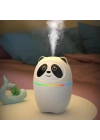 3ü 1 Arada Panda Nemlendirici, Led Işık, 220 Ml Kapasite, 12 Saat Çalışma Süresi, Model A10