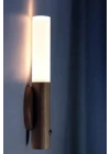 Sensörlü Usb Şarjlı Mıknatıslı Taşınabilir Duvar Aplik Masa Lambası Ahşap Görünümlü Gün Işığı
