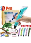 3d Kalem - 3d Pen Baskı Kalemi Yazıcı Printer + 5 Renk Filament