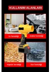 Gold Orion 21V Kablosuz Hava Üfleyici | 32.000RPM Turbo Fan, 12.000mAh Batarya, Bahçe & Araç Kurutma / Sarı