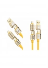 Platoon Pl-8631 4in1 Hızlı Şarj Ve Data Kablosu Type-c / Lightning / Micro Usb