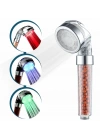 Filtreli LED Duş Başlığı, El Duşu, Renk Değiştiren, Yüksek Basınçlı, Su Tasarruflu El Duşu Başlığı