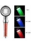 Filtreli LED Duş Başlığı, El Duşu, Renk Değiştiren, Yüksek Basınçlı, Su Tasarruflu El Duşu Başlığı