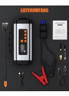 Pro Akü Takviye Şarj Cihazı 10000 Mah Akü Takviye Cihazı Akü Şarj Cihazı Lastik Şişirme Pompası 4in1 Jump Starter