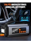 Pro Akü Takviye Şarj Cihazı 10000 Mah Akü Takviye Cihazı Akü Şarj Cihazı Lastik Şişirme Pompası 4in1 Jump Starter