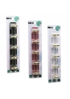 Egonex İbico İ17-013 ( 5 Kollu= Gold & ( T= Ꟶ ) Yapışkanlı Pls. Askı ( Mika Kristal Şeffaf Renkli Taban ) ( 5kg.taşıma )*12x10