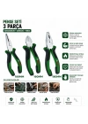 Egonex Bosch-1 600 A02 C0s ( 531 ) ( 3pcs ) Pense Seti ( 7 Pense - 6 Yan Keski - 7 Kargaburnu ) ( 60 ± Kesme Sertlik )*6
