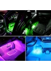 Araç İçi Sese Duyarlı Ayak Altı Led Aydınlatma Kumandalı Rgb