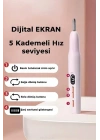 Egonex Şarjlı Manikür Pedikür Seti 5 Kademeli Hız Ayarlı, LED Ekranlı Sessiz & Güçlü 12000 Devirli BWR-43