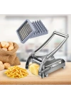 Çelik El Tipi Patates Sebze Dilimleyici Küp Rende Doğrayıcı