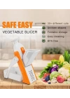 Çok Amaçlı Basmalı Sebze Dilimleyici Doğrayıcı Mandolin Brava Spring Slicer Kitchenmate