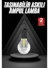 Egonex 3 Farklı Mod Ledli Şarjlı Asma Kancalı Kamp Lambası Taşınabilir Ampul T01-B