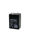 Egonex Atex Ax-604 ( Kalın ) Kuru Akü 6v-4ah Amper*20