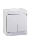 Egonex Atom ( Sıva Üstü ) Komitatörlü 2li Anahtar Priz*12x10