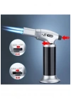 Egonex Çift Torch Doldurulabilir Jet Alev Pürmüz Çakmak AT-800