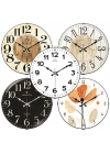 Egonex Galaxy D-1958-krs ( Plastik Bombeli ) ( 25cm ) Duvar Saati ( Mix Desen )*20=k