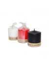 Egonex Gül Candle ( 7x7 & Küçük ) ( Renkli ) Silindir Mum*20=k