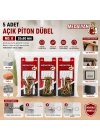 Egonex Medalyan Dl-27 ( 20x80 ) ( 5pcs ) Açık Piton Dübelli*12x12