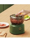 Egonex Mini El Rondosu Şarjlı Çelik 3 Bıçaklı