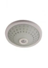 Egonex Nisaluce E-2002 Tavan Armatür ( Camlı  Kafes ) ( 360° Hareket Sensörlü=5mt Algı ) (2 Girişli E27 Ampul Duylu )*12