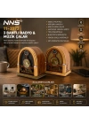 Egonex Nns Ns-7061bt Platoon Pl-4711 ( Usb Şarjlı & Nostalji ) ( Bluetooth ) ( İbreli ) Fm Radyo ( Mp3 Usb & Tf Player ) Speaker*30