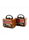 Egonex Nss Platoon Ns-901bt Pl-4715 ( Usb Şarjlı & Şömine ) ( İbreli ) Fm Radyo Retro ( Mp3 Usb & Tf Player ) Speaker*40