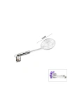 Egonex Pablıto Pbt-951 ( 14 ) ( Saplı ) Metal Çelik Kevgir*10x15