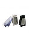 Egonex Qlux L-00667 İdea (dikey Hazneli=şeffaf Mika Kristal) (çift Taraflı) Rende (taban: 9x10.5cm) (y: 21cm) (plastik Gövde)*23