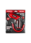 Egonex Rodex Rdx-3085 ( 2ın1 Kullanım=düz & Tabanca) (şarjlı) Tornavida (11pcs Uç) (ulaşılması Zor Alanlar Aparatı)*20