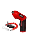 Egonex Rodex Rdx-3085 ( 2ın1 Kullanım=düz & Tabanca) (şarjlı) Tornavida (11pcs Uç) (ulaşılması Zor Alanlar Aparatı)*20