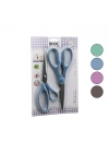 Egonex Rooc Mks-7 ( 2li Set ) ( Terzi & Mutfak=çok Amaçlı ) Makas Seti ( Renkli Plastik Saplı )*12x6