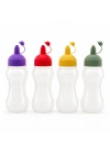 Egonex Rotto Rt-112 ( 450ml ) ( Yağdanlık & Sosluk ) (şeffaf & Plastik Şişe ) (renkli Kapak) (ölçekli) (ketçap & Mayonez)*24=k