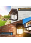 Egonex Solar Şarjlı Duvar Aplik Lambası Sensorlu Eg-111