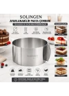Egonex Solingen Ayarlanabilir Metal Kek Kalıp ( 16-34cm )*24